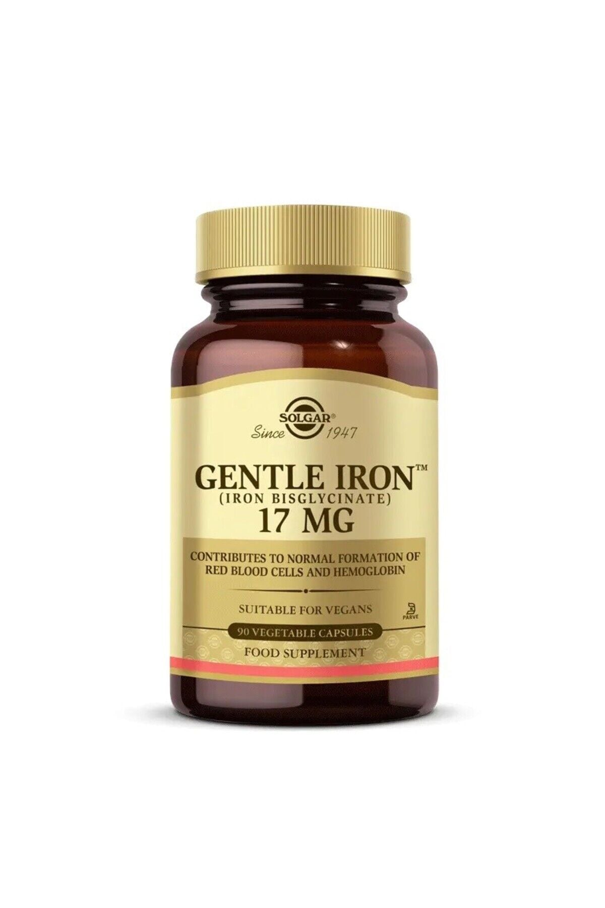Solgar Gentle Iron 17mg 90 Kapsül
