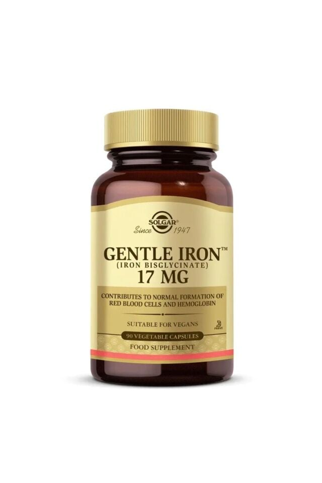 Solgar Gentle Iron 17mg 90 Kapsül