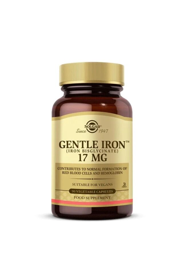 Solgar Gentle Iron 17mg 90 Kapsül
