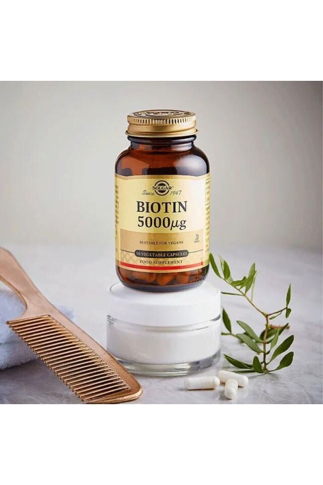 Solgar Biotin 5000 Mcg 50 Kapsul