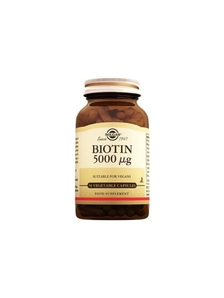 Solgar Biotin 5000 Mcg 50 Kapsul