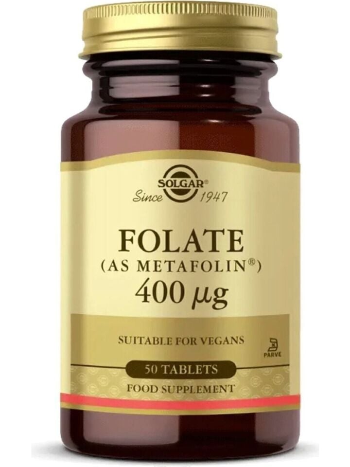 Solgar Folate 400mcg 50 Tablet