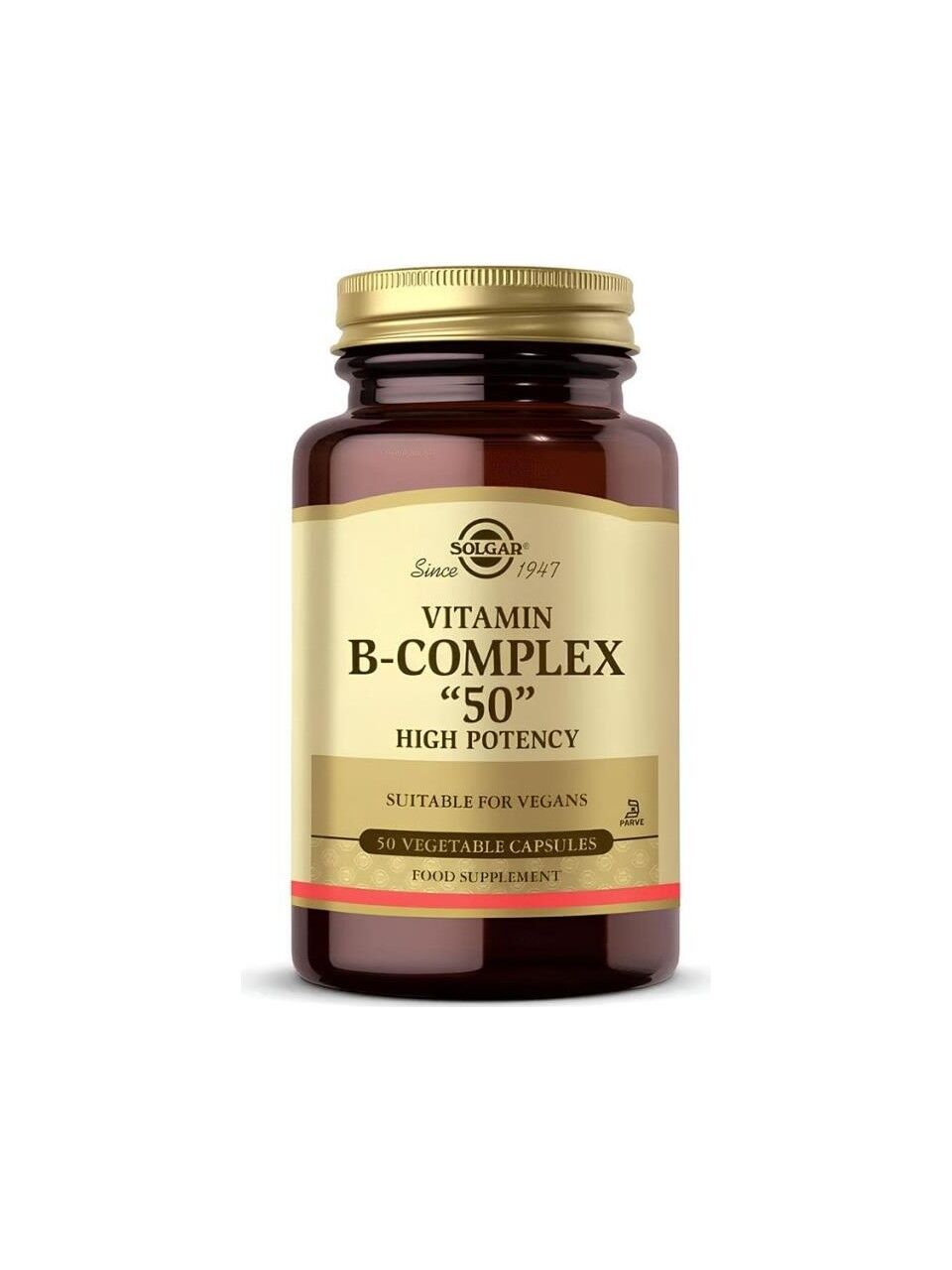 Solgar Vitamin B Complex 50mg 50 Kapsül