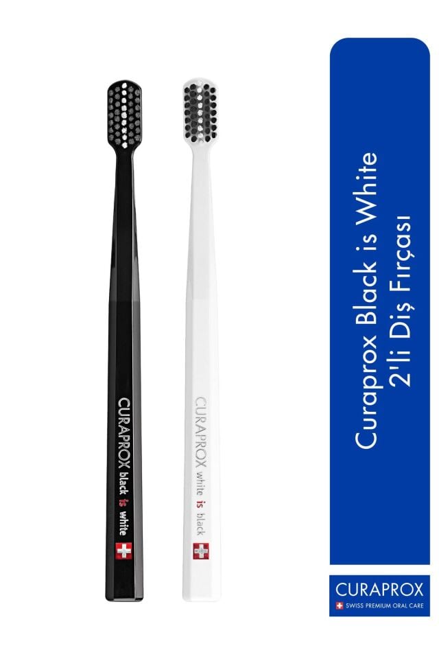 Curaprox White Is Black Diş Fırçası Ikili Limited Edition