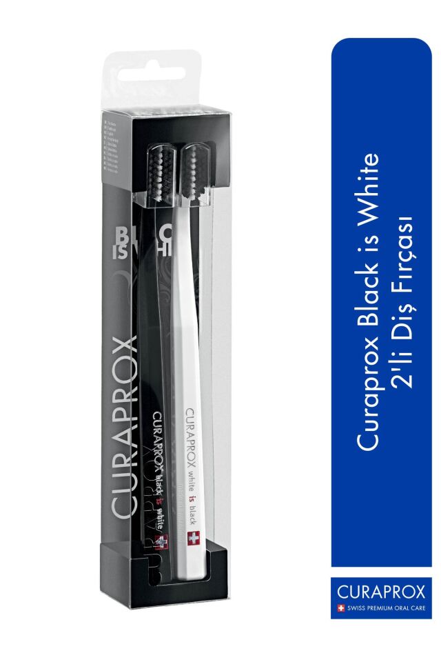 Curaprox White Is Black Diş Fırçası Ikili Limited Edition