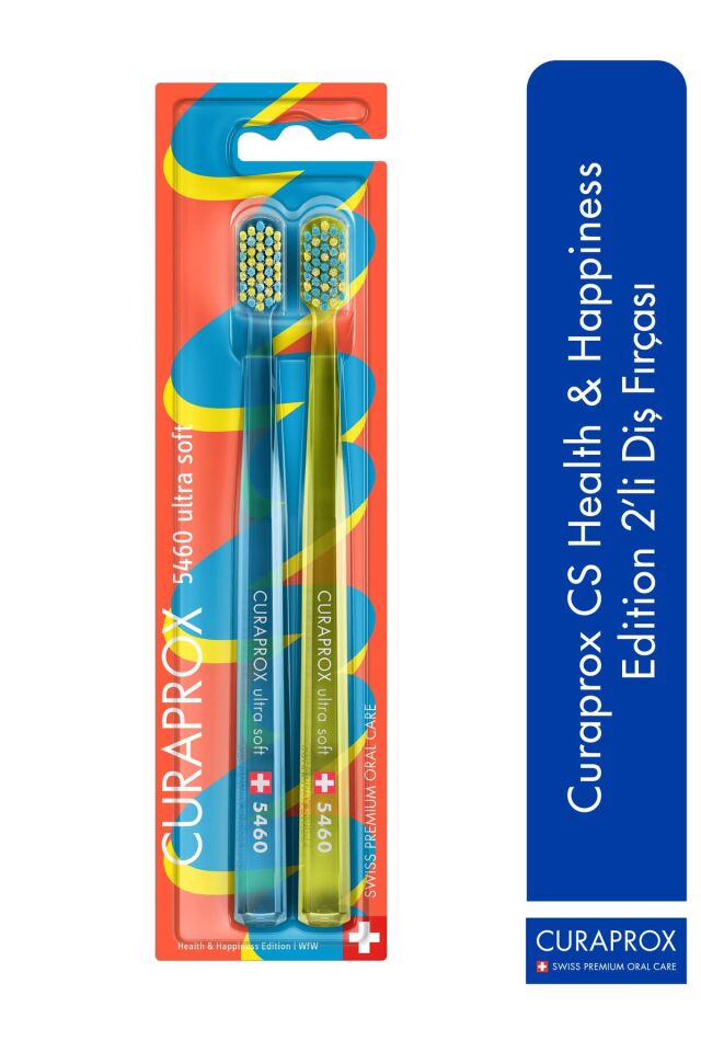 Curaprox CS 5460 Health & Happiness Edition 2'li Diş Fırçası