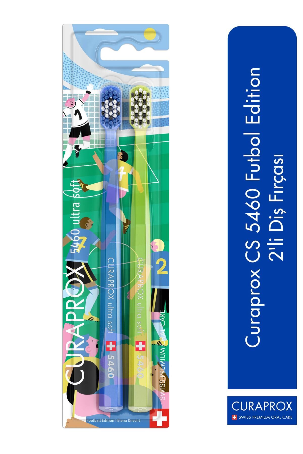 Curaprox CS 5460 Futbol Edition Diş Fırçası 2li