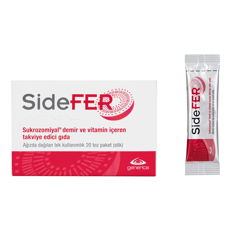 Sidefer 20 stick Toz Paket