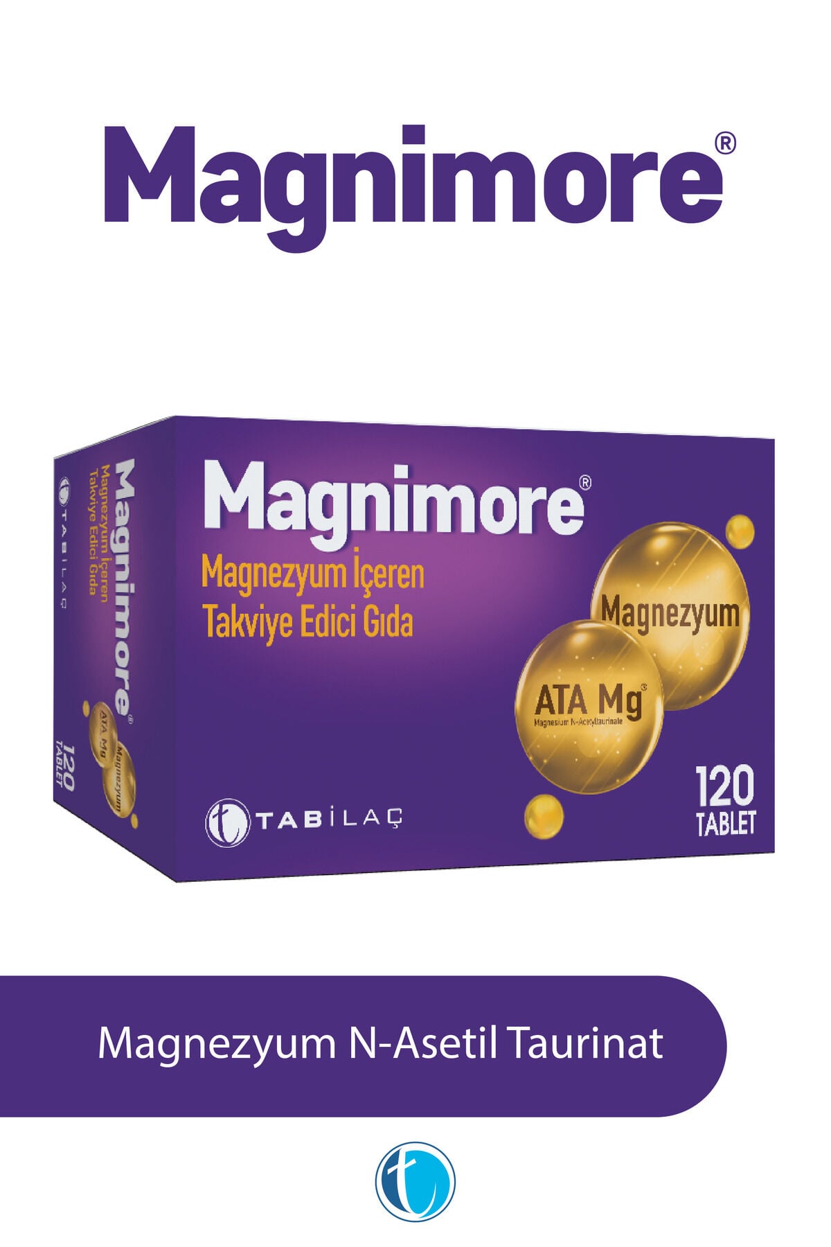 Magnimore Magnezyum 120 Tablet N-Asetil Taurinat