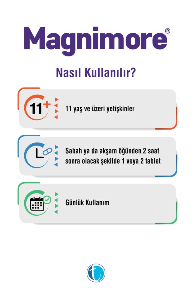 Magnimore Magnezyum 120 Tablet N-Asetil Taurinat