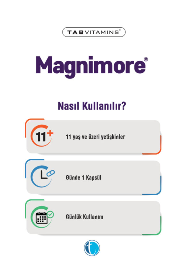 Magnimore Magnezyum Bisglisinat 60 Bitkisel Kapsül 120 mg