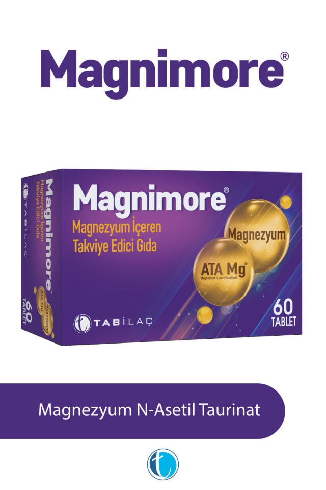 Magnimore Magnezyum 60 Tablet N-Asetil Taurinat