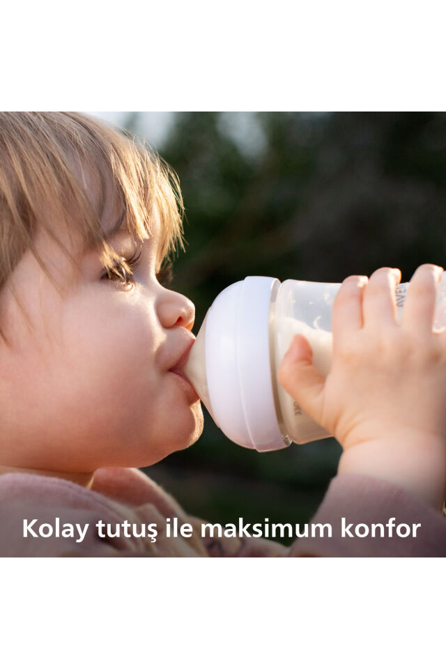 Avent Doğal Tepkili 2'li PP Biberon Seti, 260ml, 3-6 Ay, SCY903/02