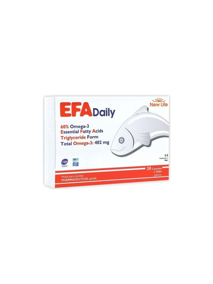 New life Efa Daily 30 Kapsül Balık Yağı Omega 3