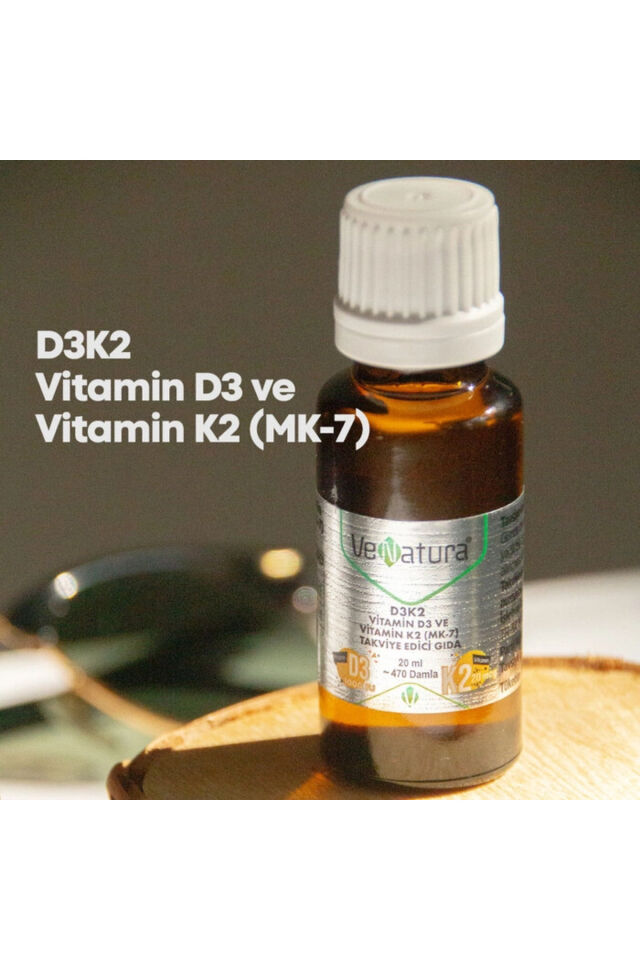 Venatura D3 K2 (20mcg) Damla 20 ml