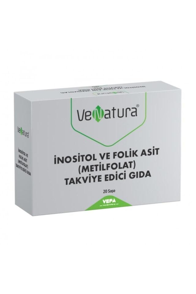 Venatura İnositol ve Folik Asit (Metilfolat) 20 Saşe