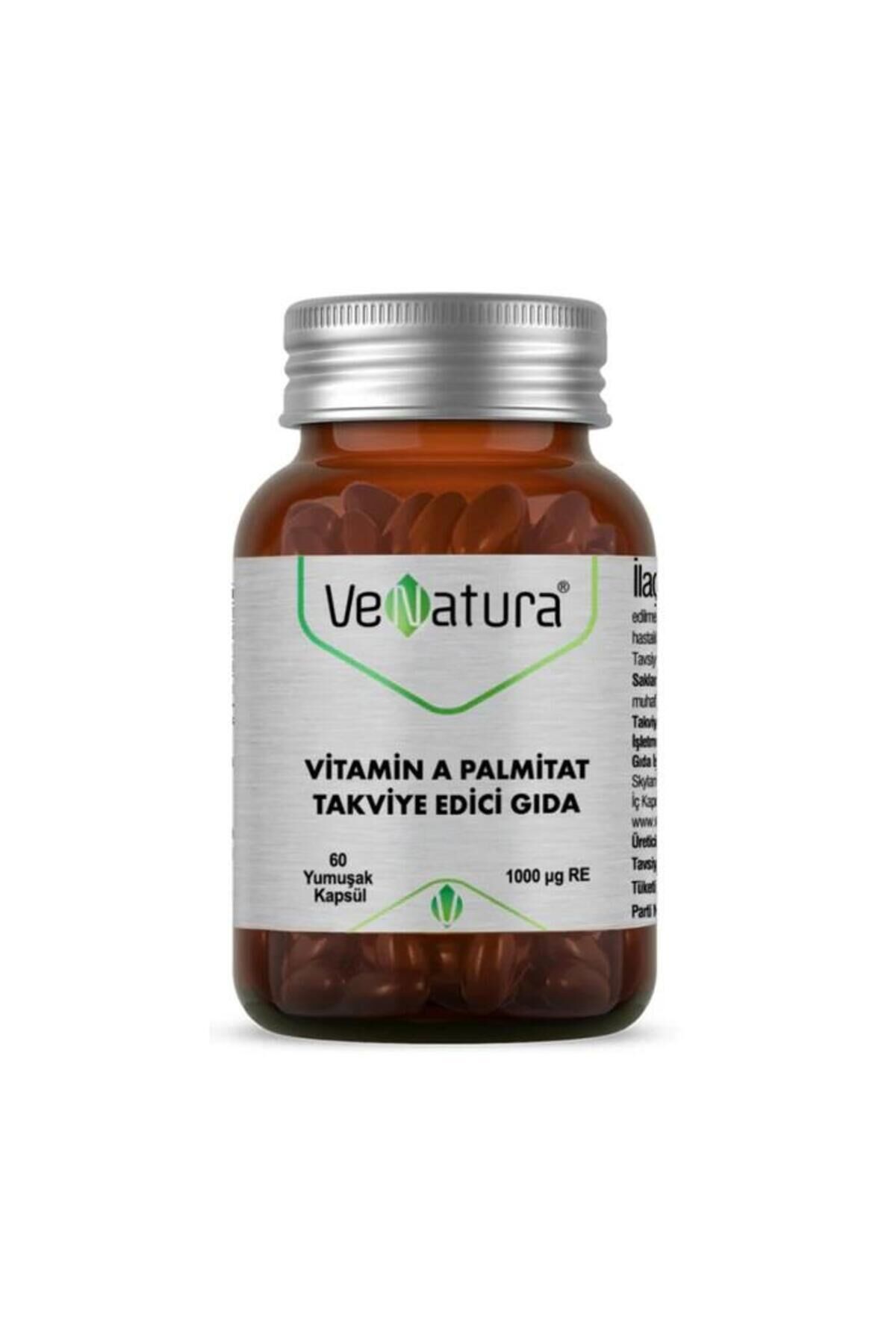 Venatura Vitamin A Palmitat 1000mcg 60 Kapsül