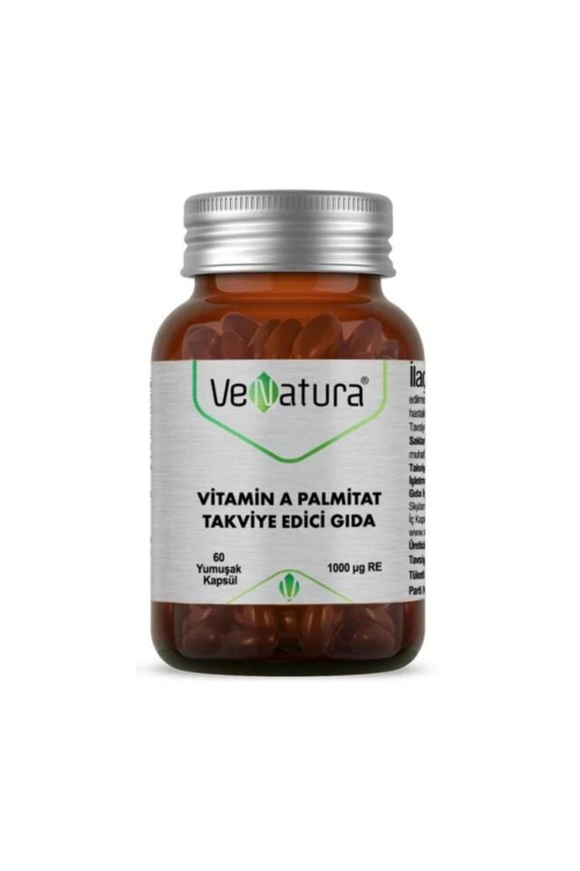 Venatura Vitamin A Palmitat 1000mcg 60 Kapsül