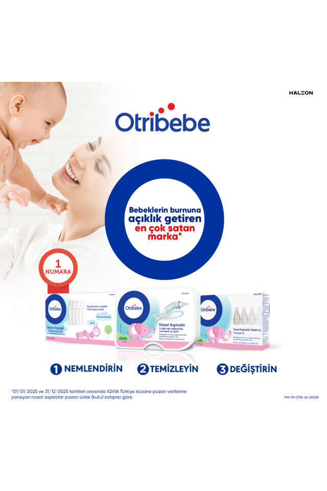 Otribebe Nazal Burun Aspiratörü Yedek Uç 10'lu