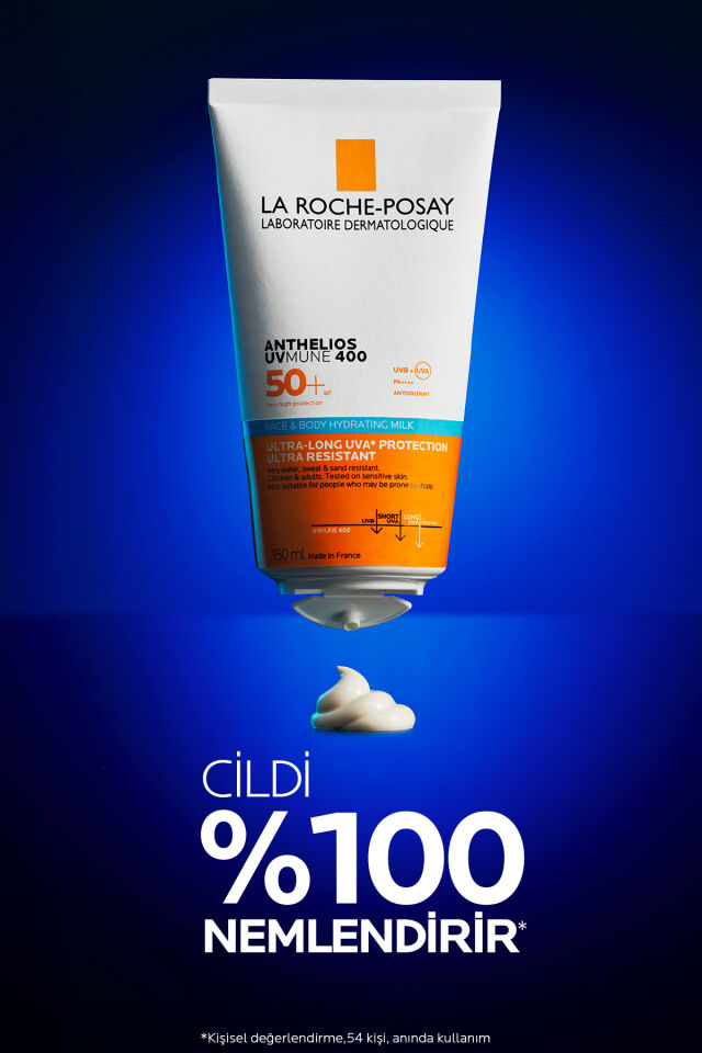 La Roche Anthelios UVMune 400 Nemlendiren Yüz ve Vücut Güneş Kremi 150 ml