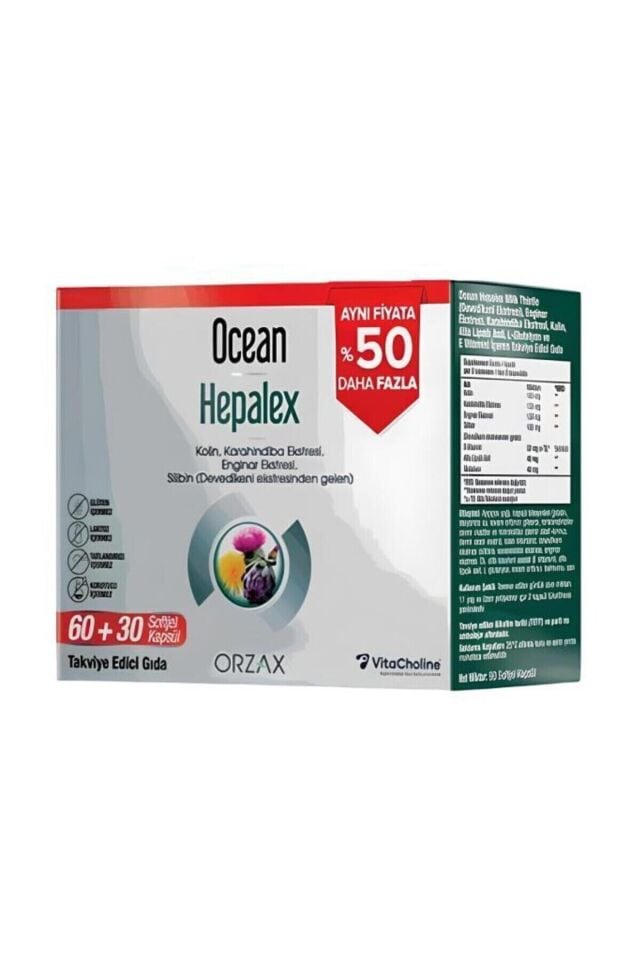 Ocean Hepalex 90 Softjel Kapsül
