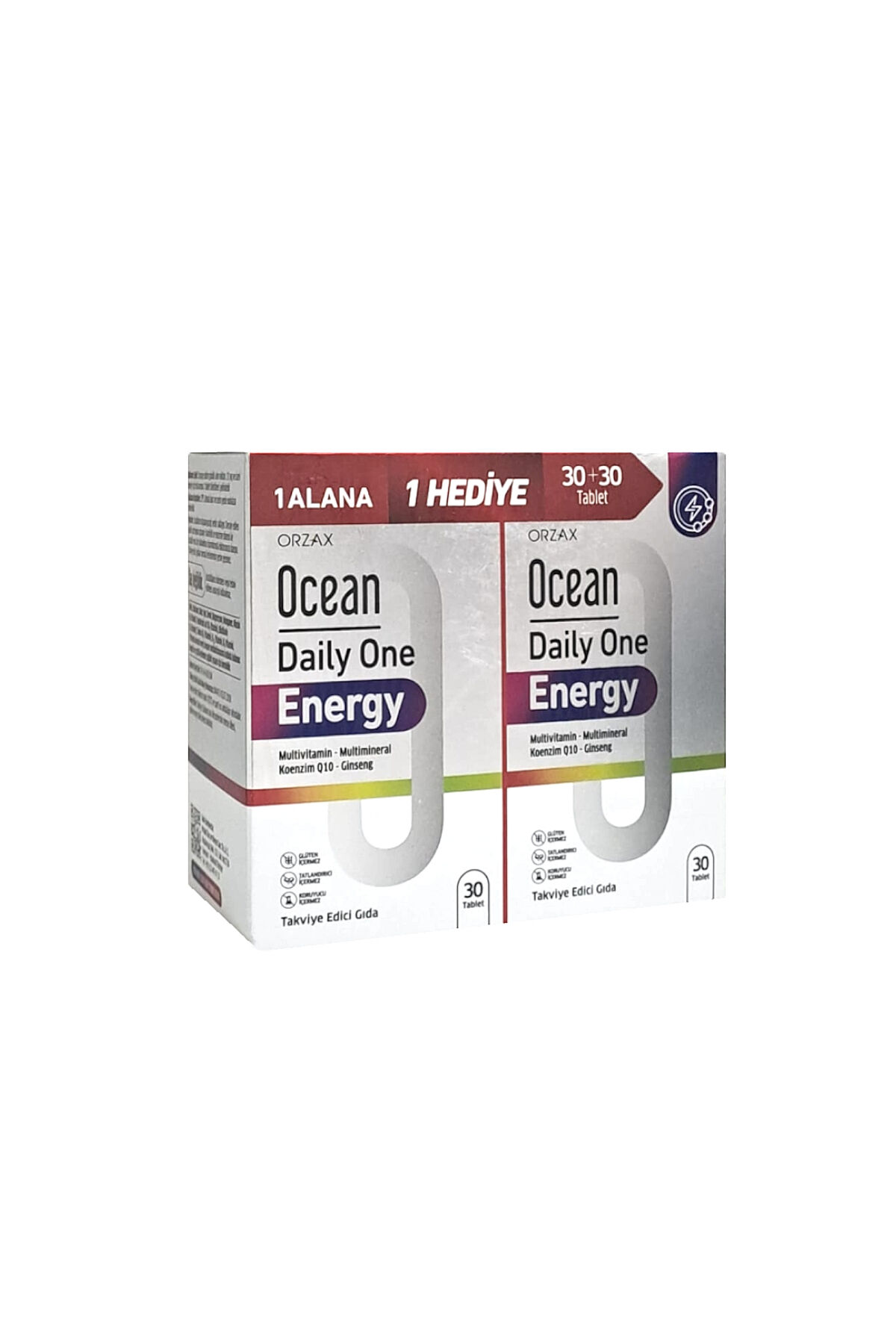 Ocean Daily One Energy 30+30 Tablet - 1 Alana 1 Hediye
