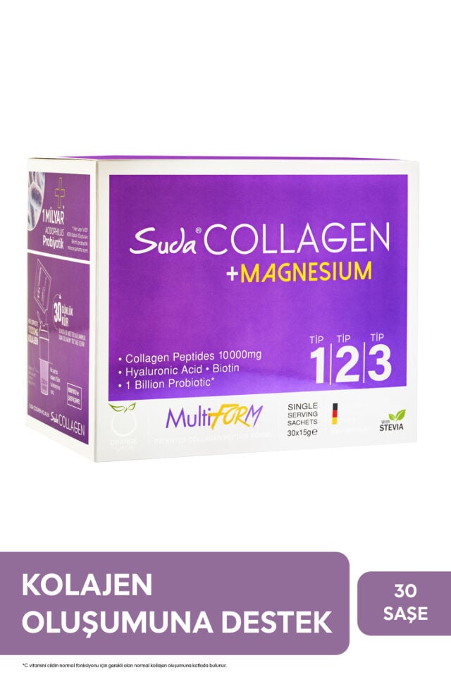 Suda Collagen Multiform Magnezyum Orange 15gx30 Saşe