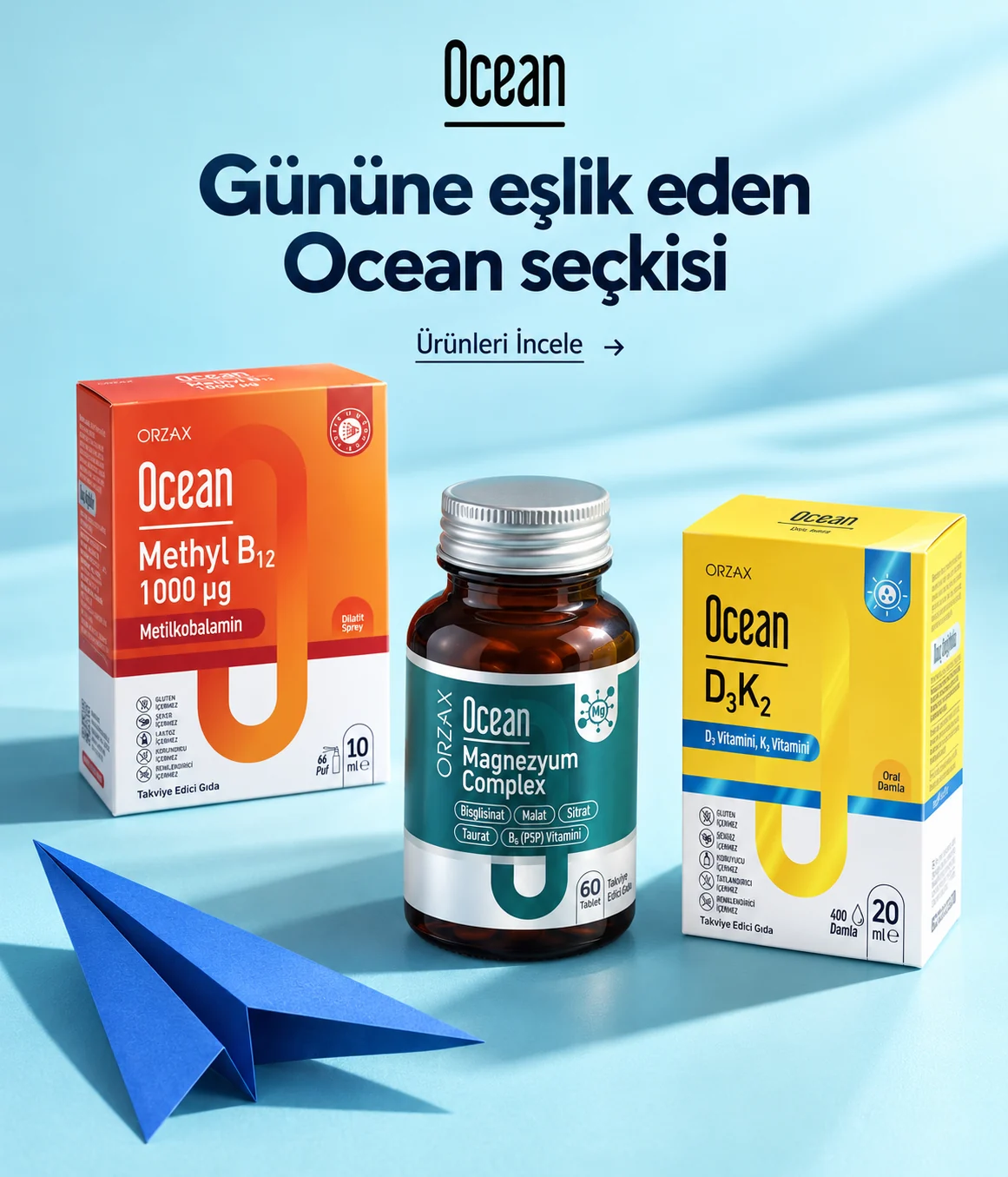 Ocean ürünlerini keşfedin