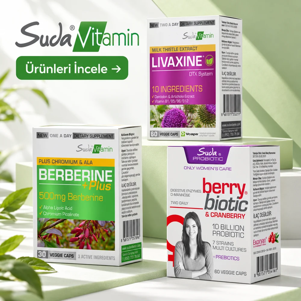 Suda Vitamin ürünleri